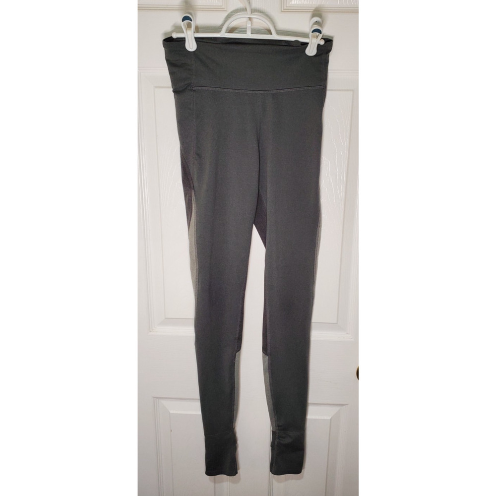 Lands’ End Women’s Active Leggings – Gray – Size XS – Stretch-High Rise